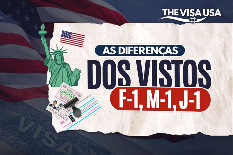 Diferença prática entre F-1, M-1 e J-1 - The Visa USA